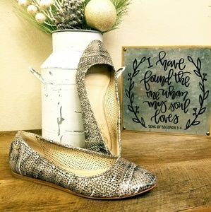 Vince Camuto Snakeskin flats